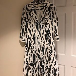 DVF Zebra Print Dress